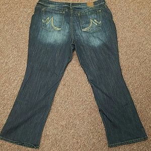 Dark wash bootcut  Maurices jeans 22W Reg